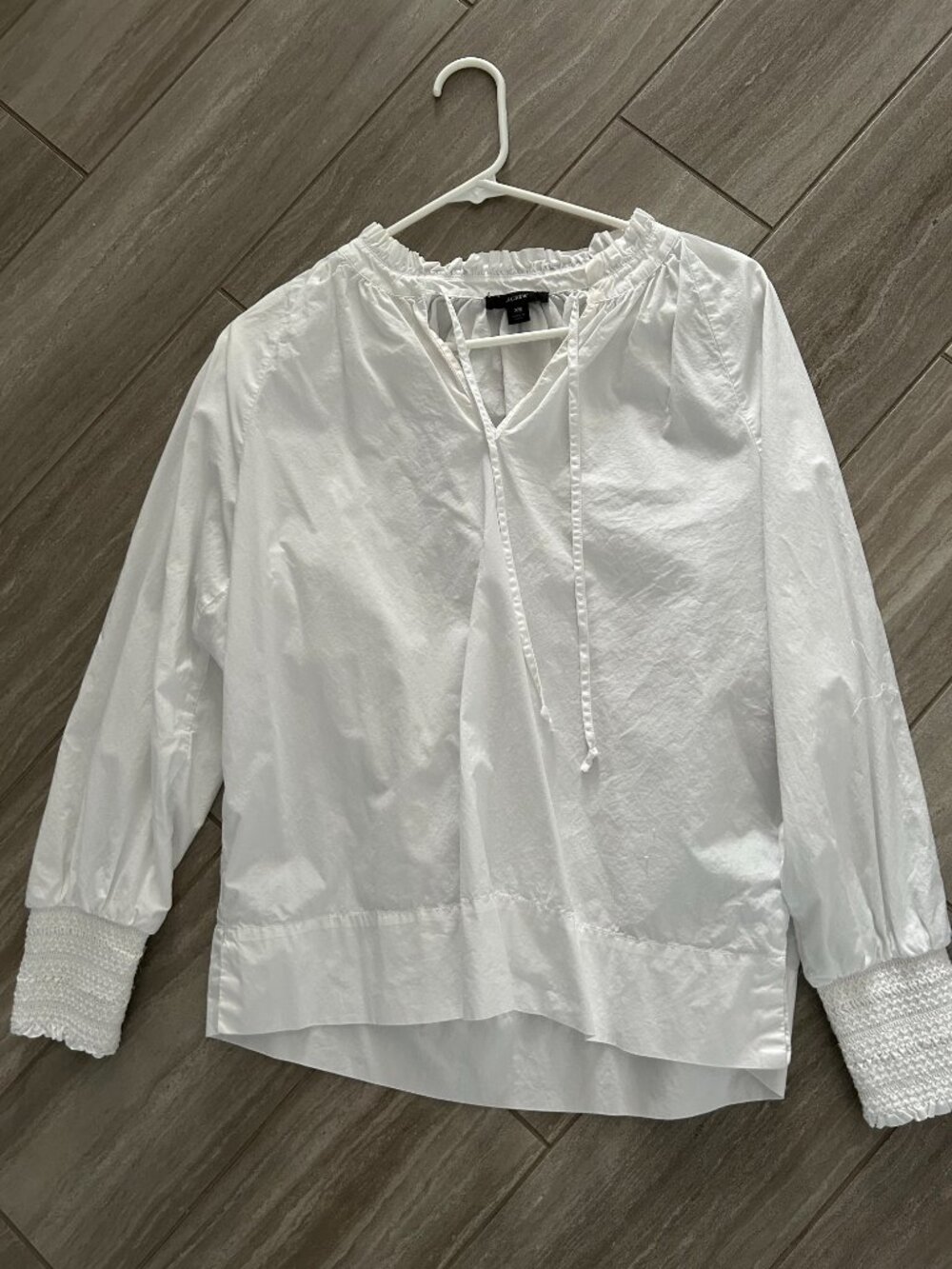J.Crew White Blouse XSmall
